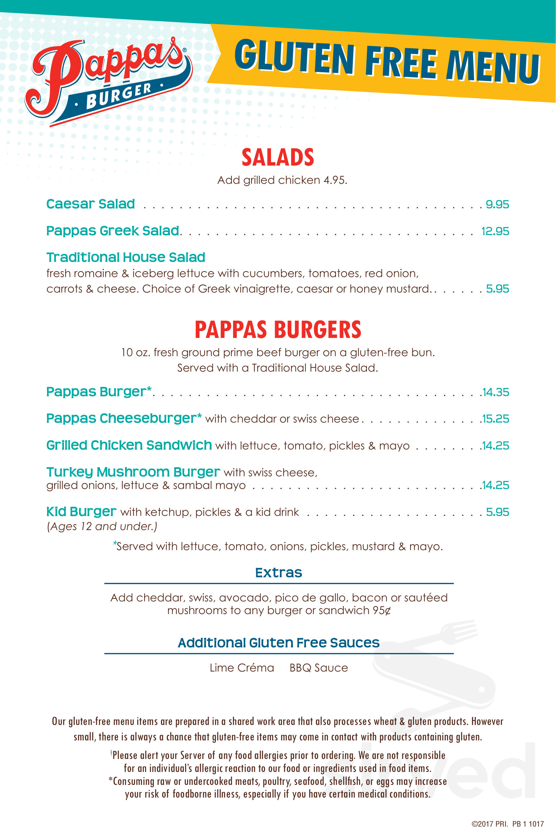 Pappas Burger Delivery Menu  5815 Westheimer Road Houston - Caviar