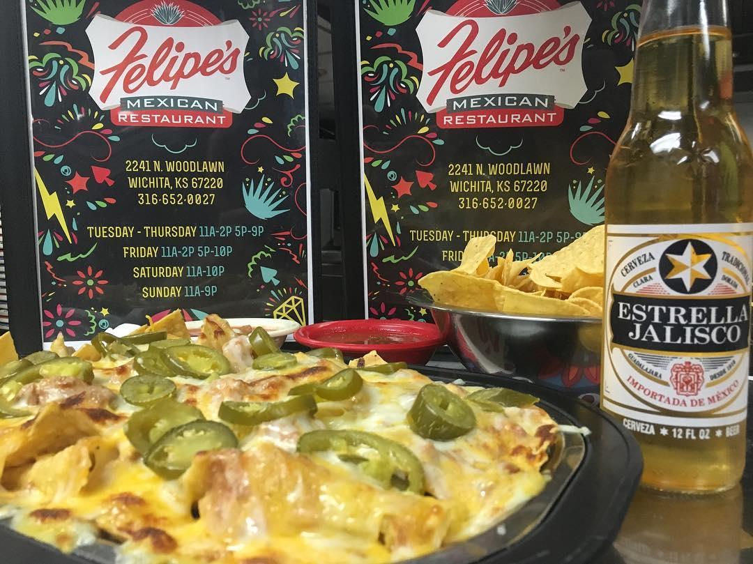 Felipe's Jr. Mexican Restaurant menu in Wichita, Kansas, USA