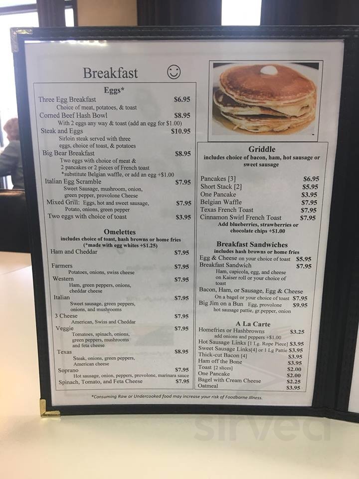 Ma and Pop's Country Kitchen menu in Bethel Park, Pennsylvania, USA